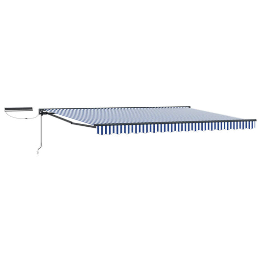 vidaXL Electric Retractable Awning 5 x 3.5 m Polyester with PU coating