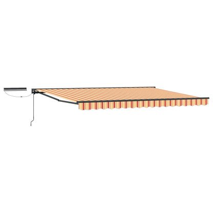 vidaXL Electric Retractable Awning 5 x 3.5 m Polyester with PU coating