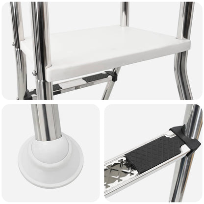 vidaXL Above Ground Pool Ladder 195 x 150 cm 4-Step