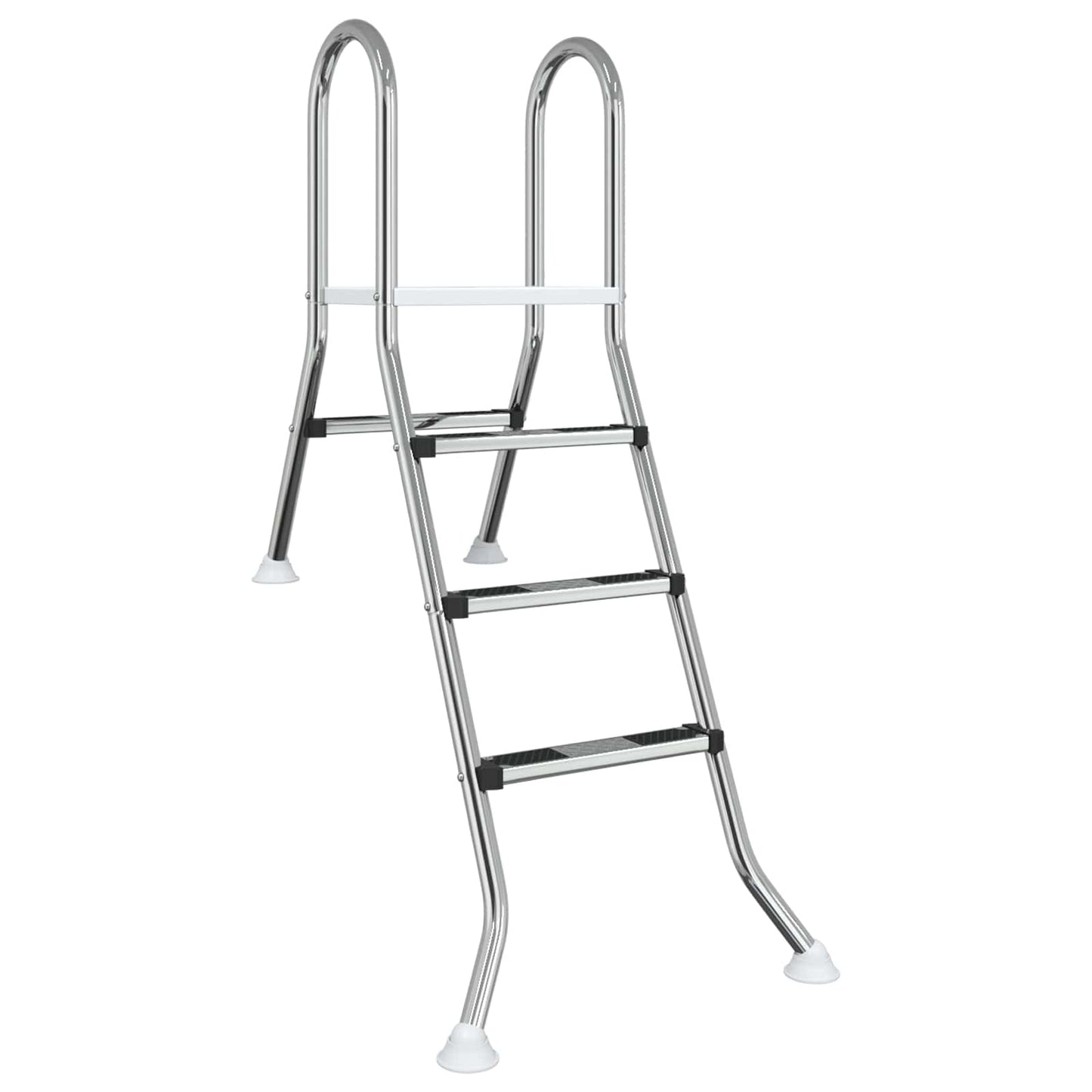 vidaXL Partially in-Ground Pool Ladder 172 x 106 cm 3-Step