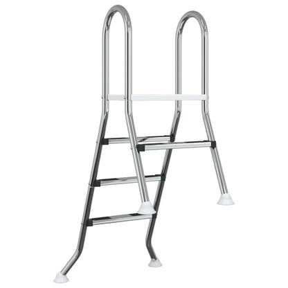 vidaXL Partially in-Ground Pool Ladder 172 x 106 cm 3-Step