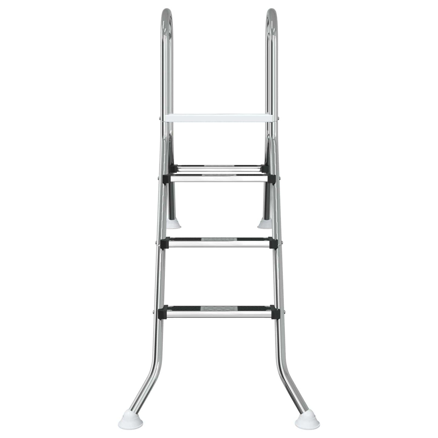 vidaXL Partially in-Ground Pool Ladder 172 x 106 cm 3-Step