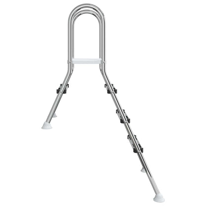 vidaXL Partially in-Ground Pool Ladder 172 x 106 cm 3-Step
