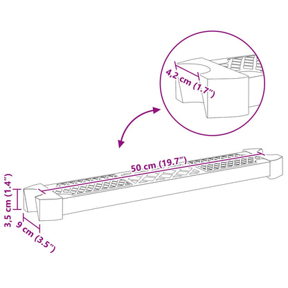 vidaXL Pool Ladder Steps Replacement 50 x 9 x 3.5 cm