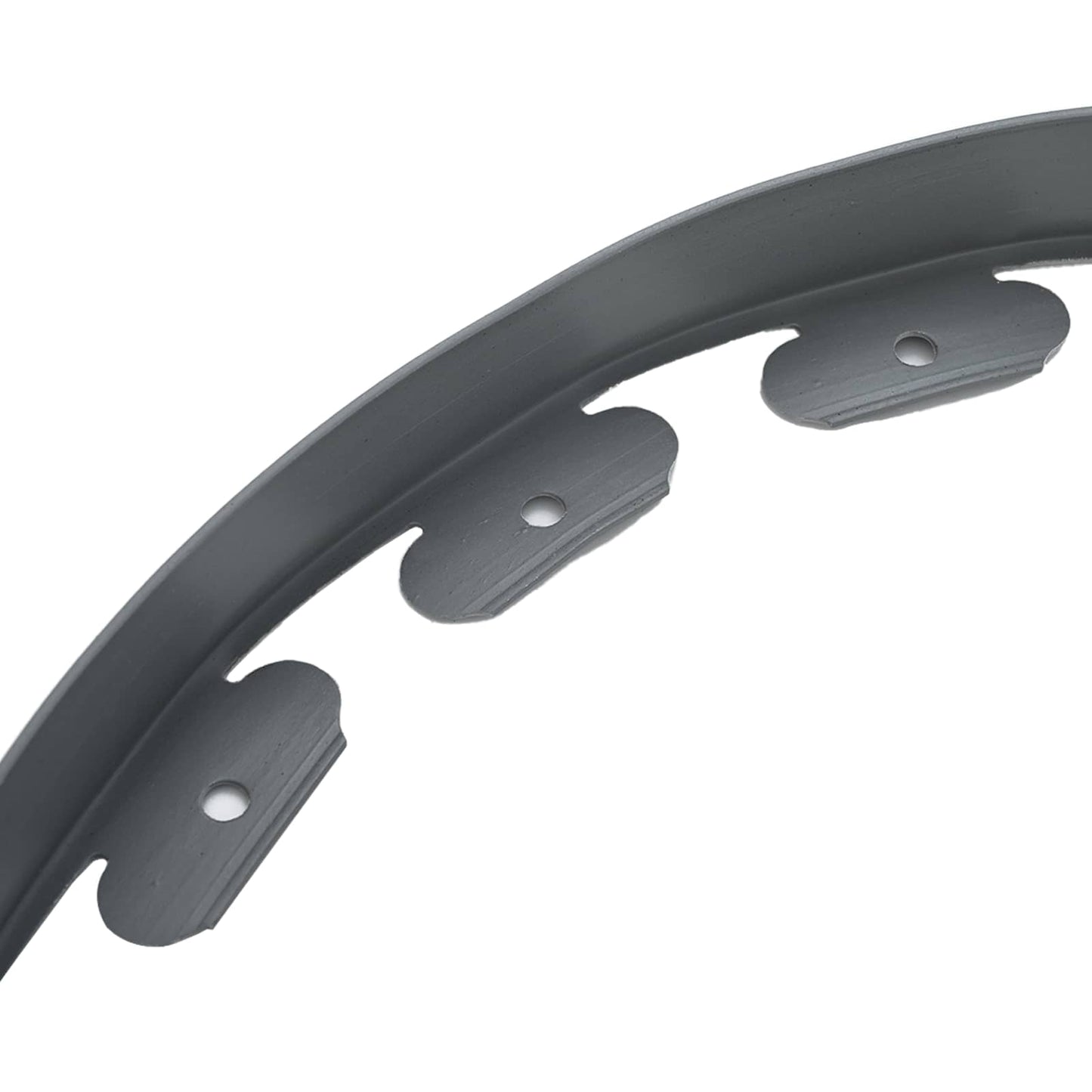 vidaXL Lawn Edgings Grey 2000 x 4 x 5 cm Plastic