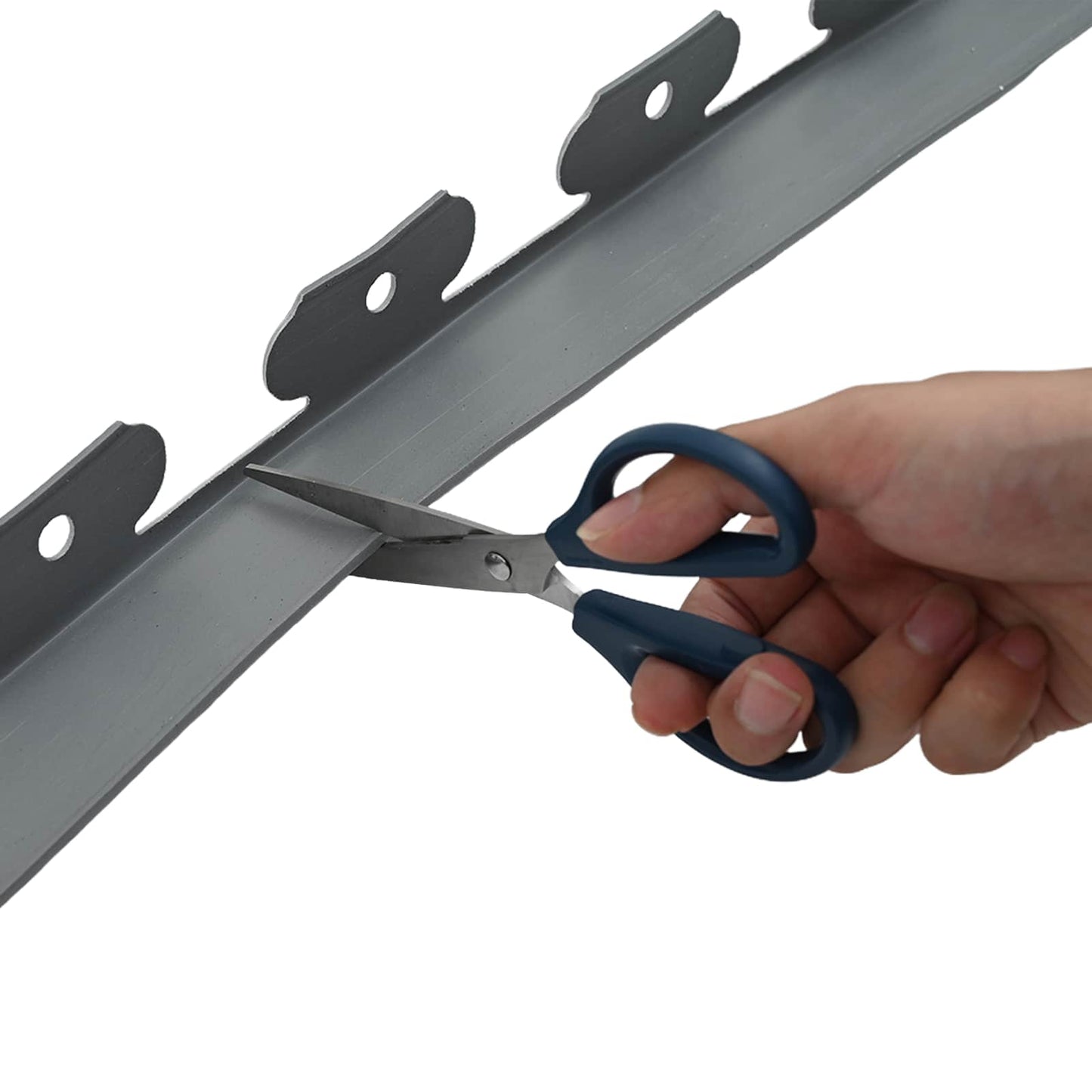 vidaXL Lawn Edgings Grey 5000 x 4 x 5 cm Plastic