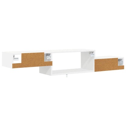 vidaXL Wall-mounted TV Cabinet Wall-Mounted White 150 x 28 x 26 cm