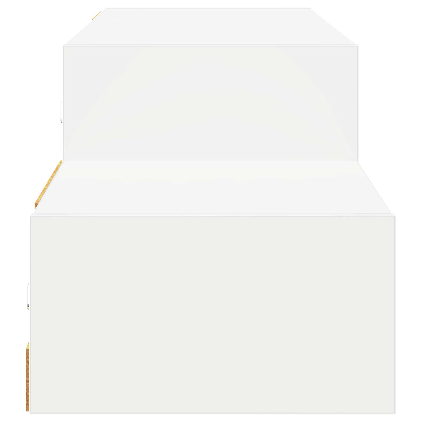 vidaXL Wall-mounted TV Cabinet Wall-Mounted White 150 x 28 x 26 cm