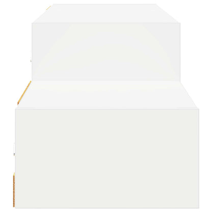 vidaXL Wall-mounted TV Cabinet Wall-Mounted White 150 x 28 x 26 cm