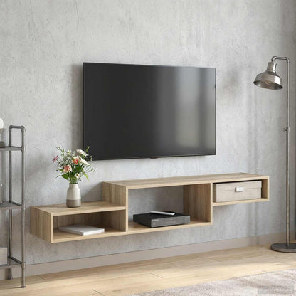 vidaXL Wall-mounted TV Cabinet Wall-Mounted Sonoma Oak