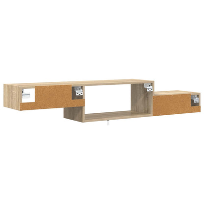 vidaXL Wall-mounted TV Cabinet Wall-Mounted Sonoma Oak