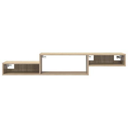 vidaXL Wall-mounted TV Cabinet Wall-Mounted Sonoma Oak