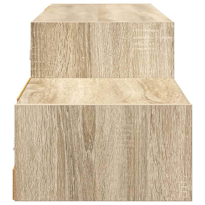 vidaXL Wall-mounted TV Cabinet Wall-Mounted Sonoma Oak