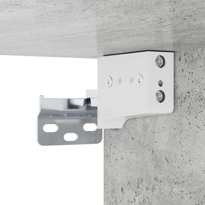 vidaXL Wall-mounted TV Cabinet Wall-Mounted Concrete Grey