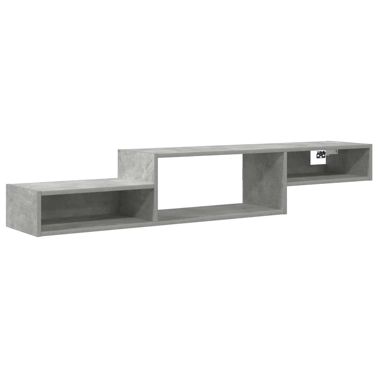 vidaXL Wall-mounted TV Cabinet Wall-Mounted Concrete Grey