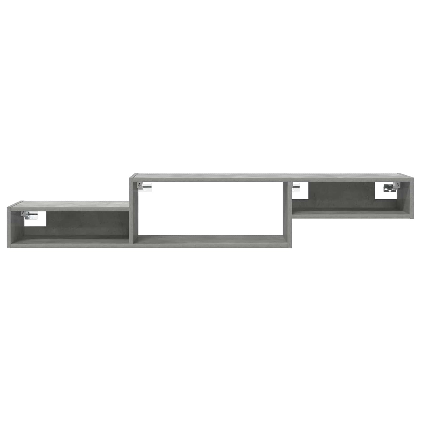 vidaXL Wall-mounted TV Cabinet Wall-Mounted Concrete Grey