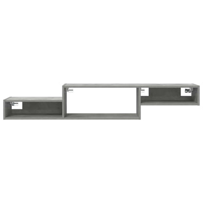 vidaXL Wall-mounted TV Cabinet Wall-Mounted Concrete Grey