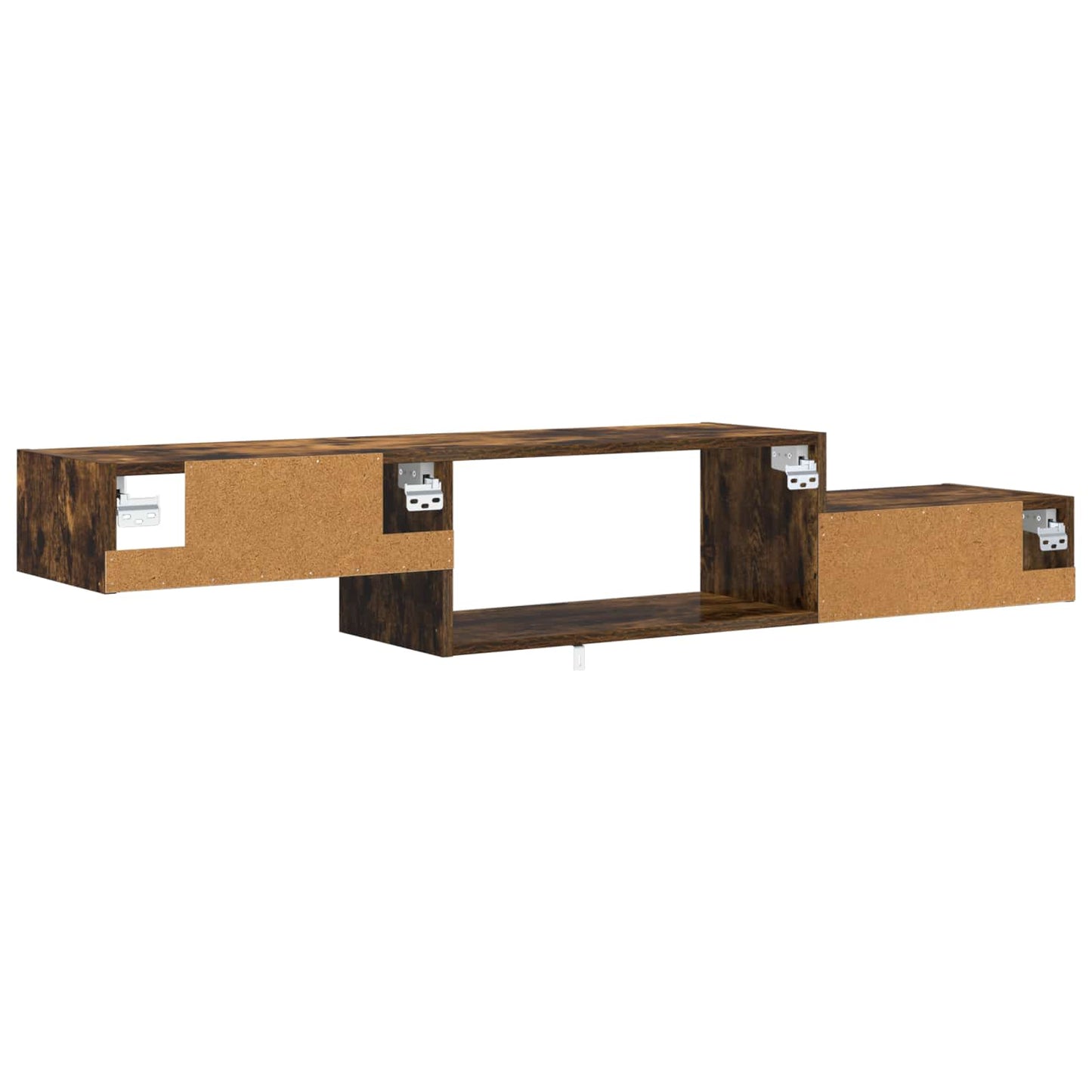 vidaXL Wall-mounted TV Cabinet Wall-Mounted Smoked Oak