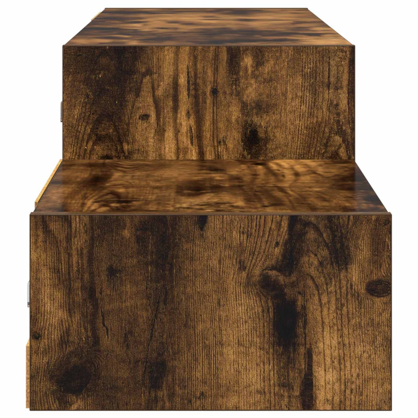 vidaXL Wall-mounted TV Cabinet Wall-Mounted Smoked Oak