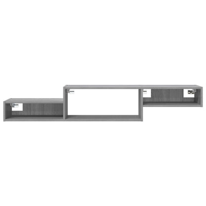 vidaXL Wall-mounted TV Cabinet Wall-Mounted Grey Sonoma