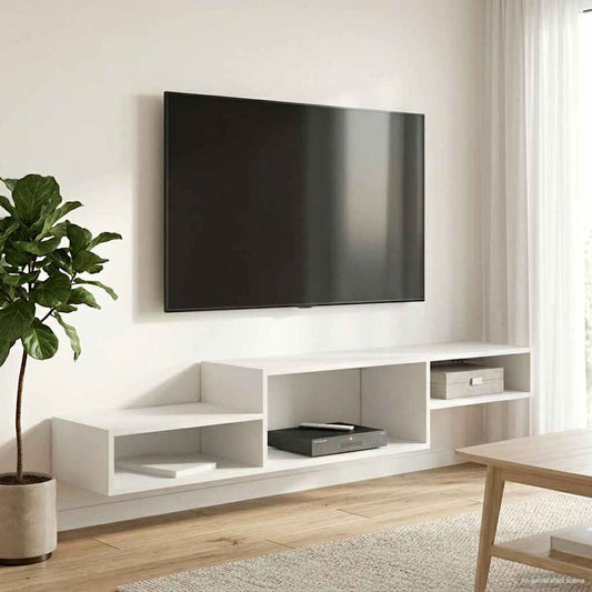 vidaXL Wall-mounted TV Cabinet Wall-Mounted Old Wood 150 x 28 x 26 cm