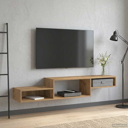 vidaXL Wall-mounted TV Cabinet Wall-Mounted Artisan Oak