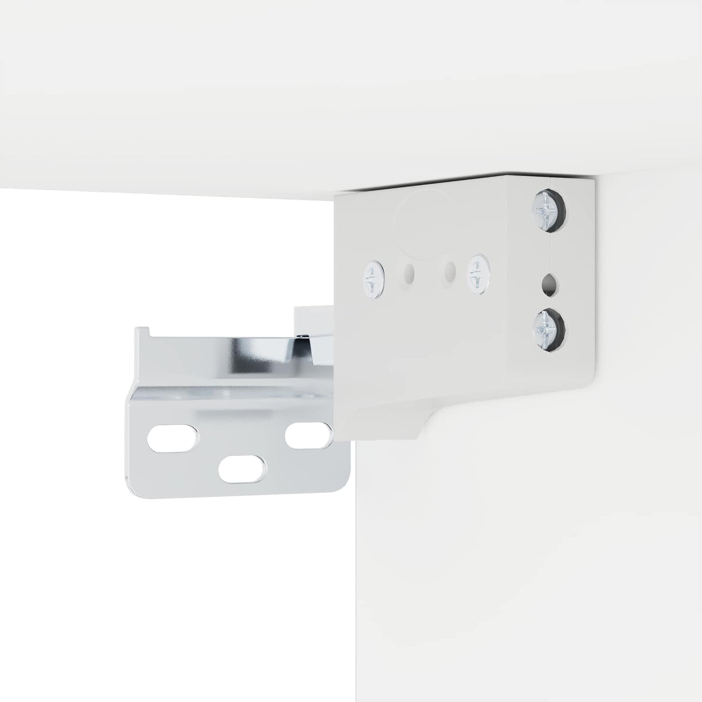 vidaXL Wall-mounted TV Cabinet Wall-Mounted White 140 x 28 x 21 cm