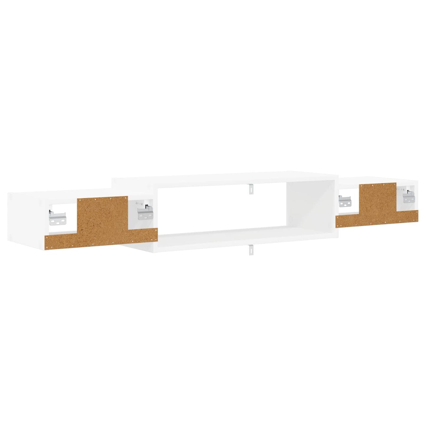 vidaXL Wall-mounted TV Cabinet Wall-Mounted White 140 x 28 x 21 cm