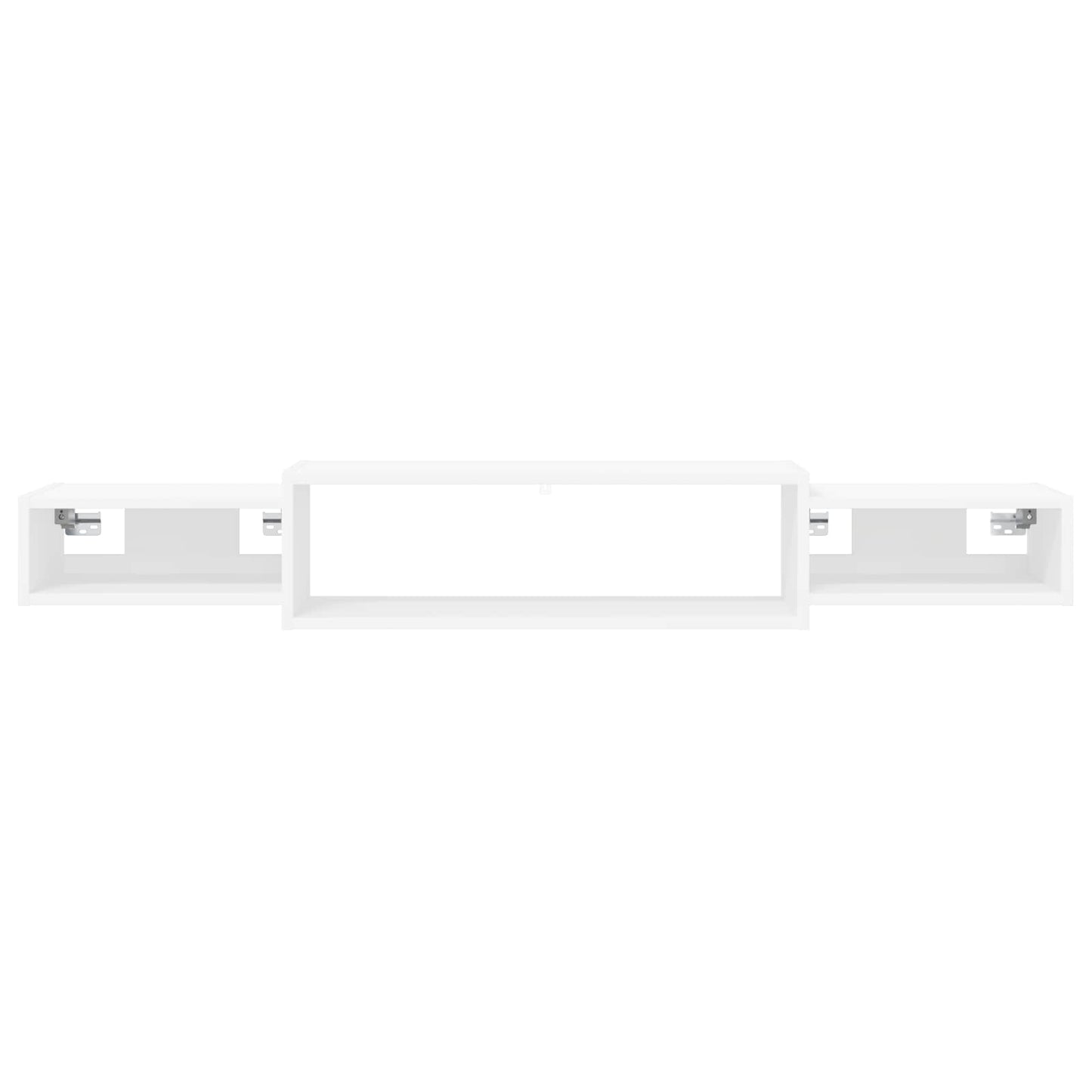 vidaXL Wall-mounted TV Cabinet Wall-Mounted White 140 x 28 x 21 cm
