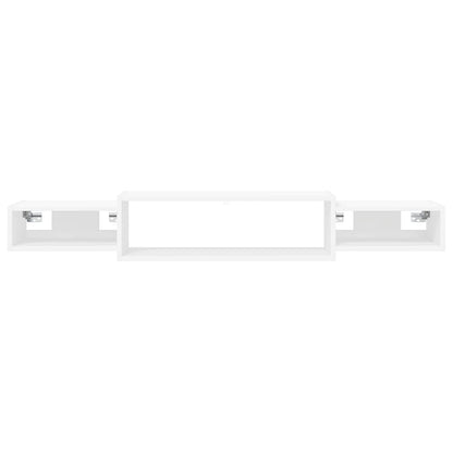 vidaXL Wall-mounted TV Cabinet Wall-Mounted White 140 x 28 x 21 cm