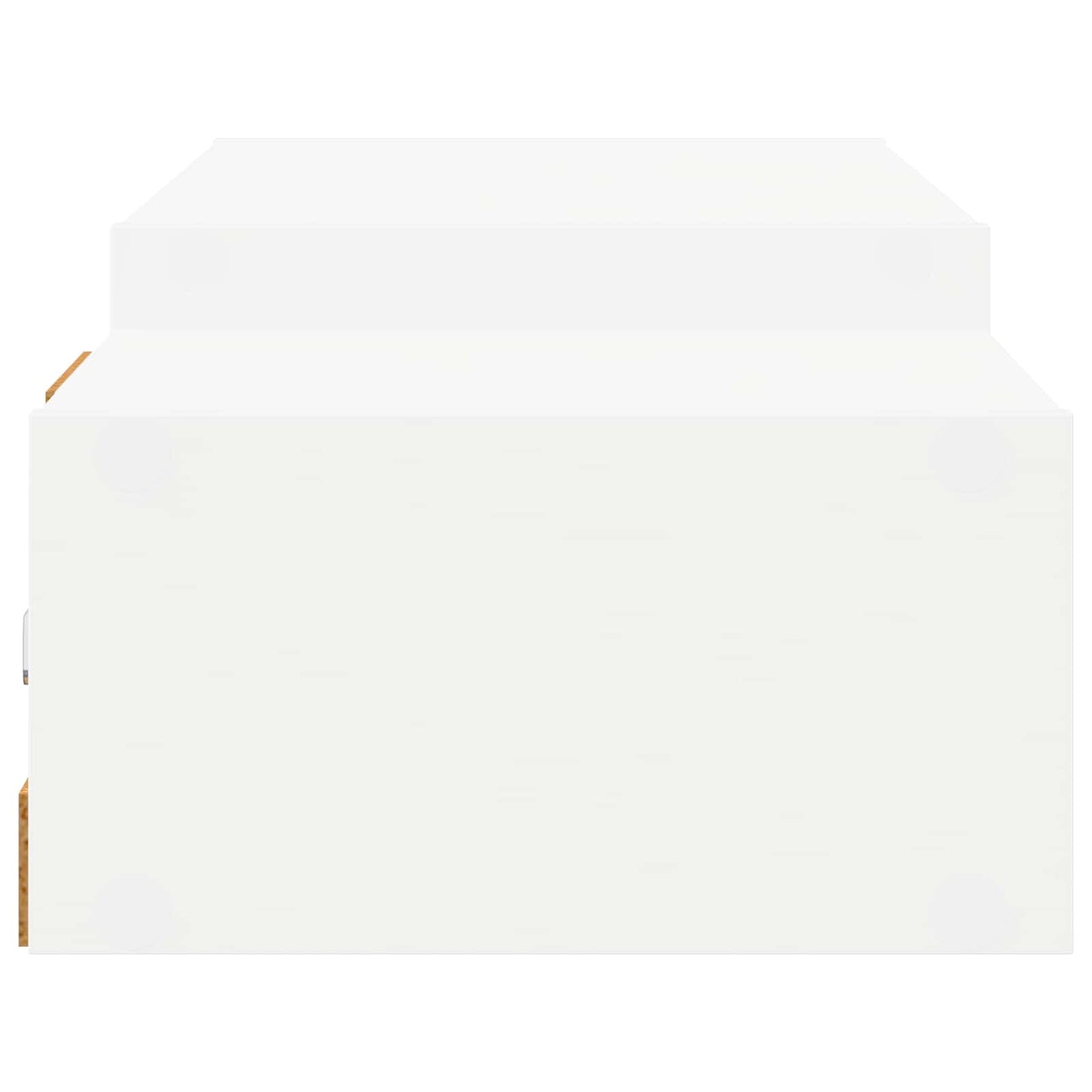 vidaXL Wall-mounted TV Cabinet Wall-Mounted White 140 x 28 x 21 cm