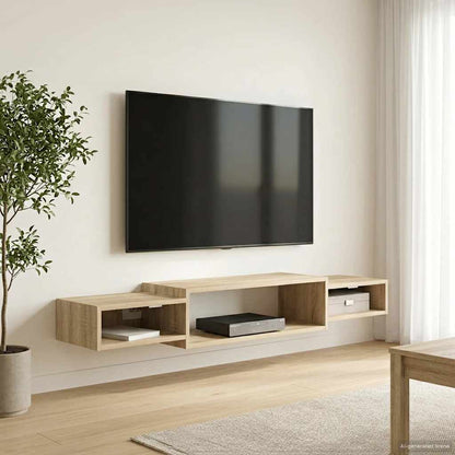 vidaXL Wall-mounted TV Cabinet Wall-Mounted Sonoma Oak