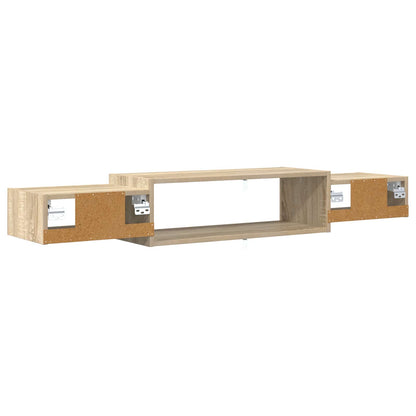 vidaXL Wall-mounted TV Cabinet Wall-Mounted Sonoma Oak