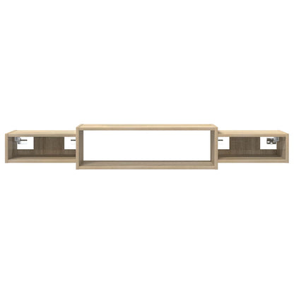 vidaXL Wall-mounted TV Cabinet Wall-Mounted Sonoma Oak