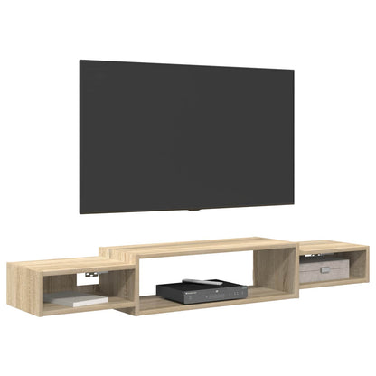 vidaXL Wall-mounted TV Cabinet Wall-Mounted Sonoma Oak