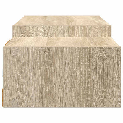 vidaXL Wall-mounted TV Cabinet Wall-Mounted Sonoma Oak