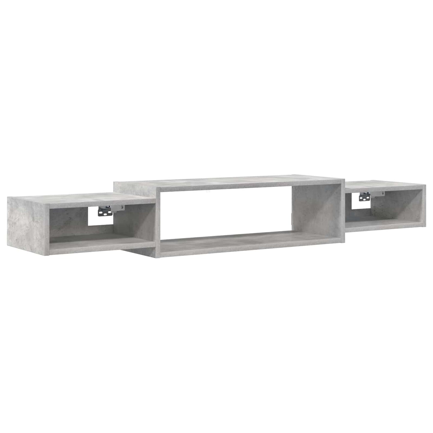 vidaXL Wall-mounted TV Cabinet Wall-Mounted Concrete Grey