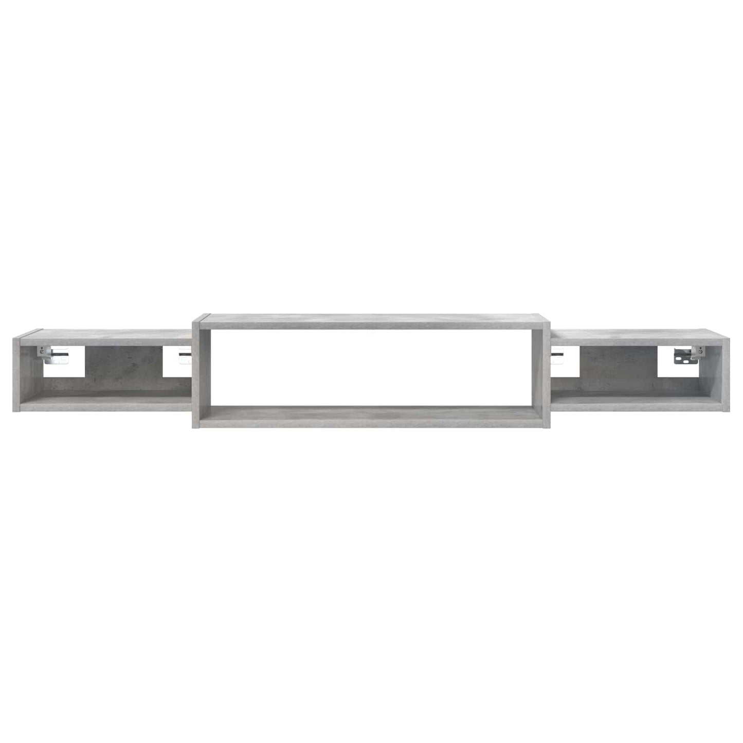 vidaXL Wall-mounted TV Cabinet Wall-Mounted Concrete Grey