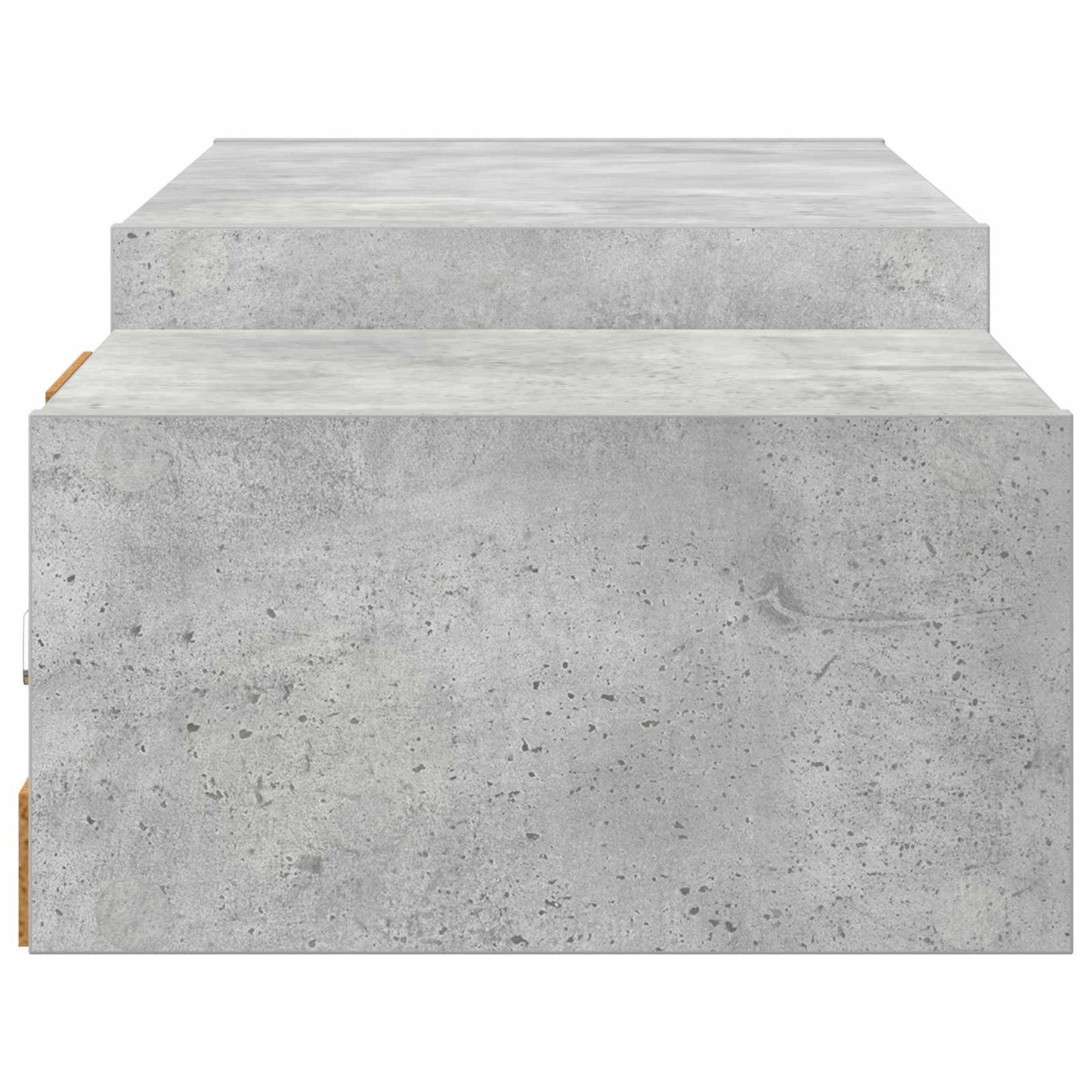 vidaXL Wall-mounted TV Cabinet Wall-Mounted Concrete Grey