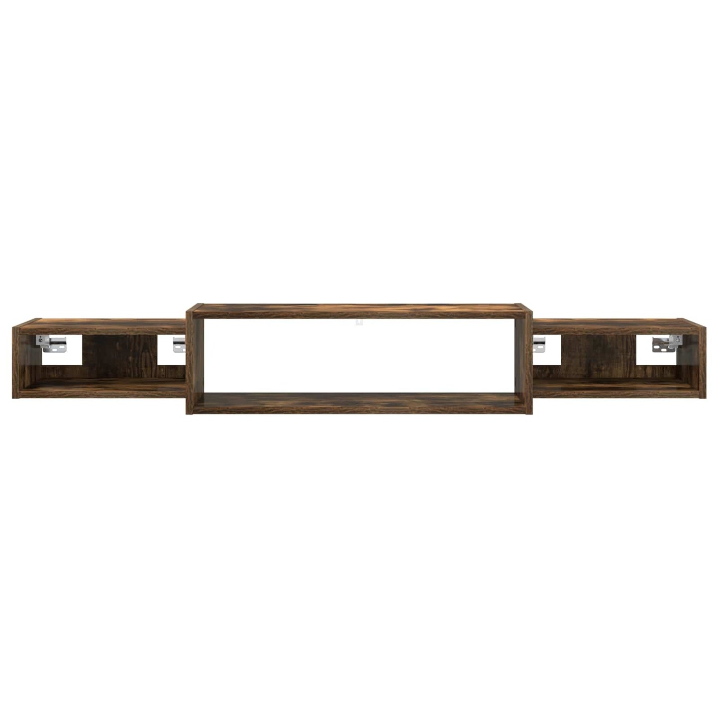vidaXL Wall-mounted TV Cabinet Wall-Mounted Smoked Oak
