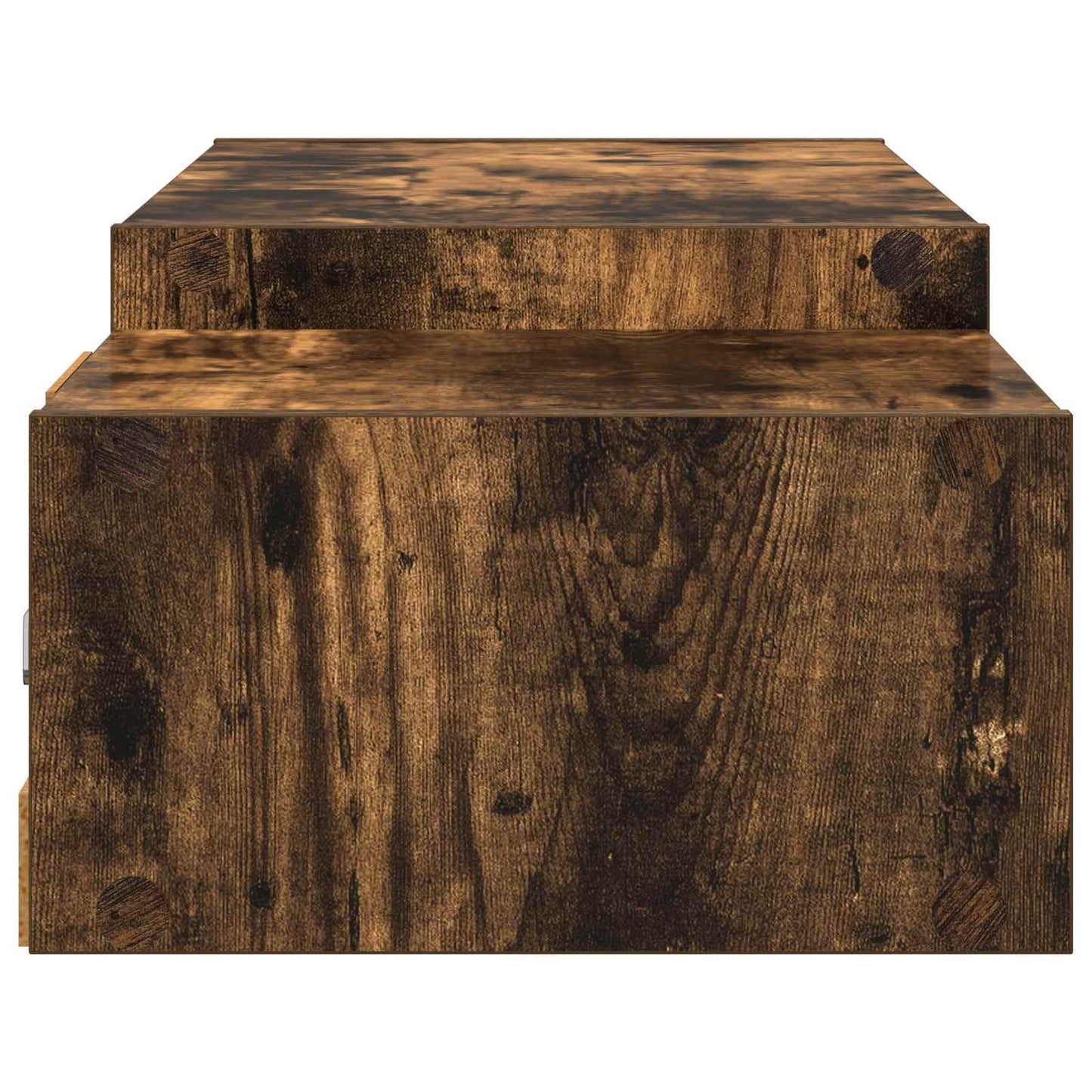 vidaXL Wall-mounted TV Cabinet Wall-Mounted Smoked Oak