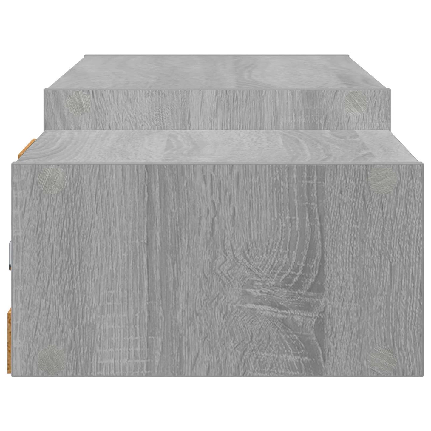 vidaXL Wall-mounted TV Cabinet Wall-Mounted Grey Sonoma