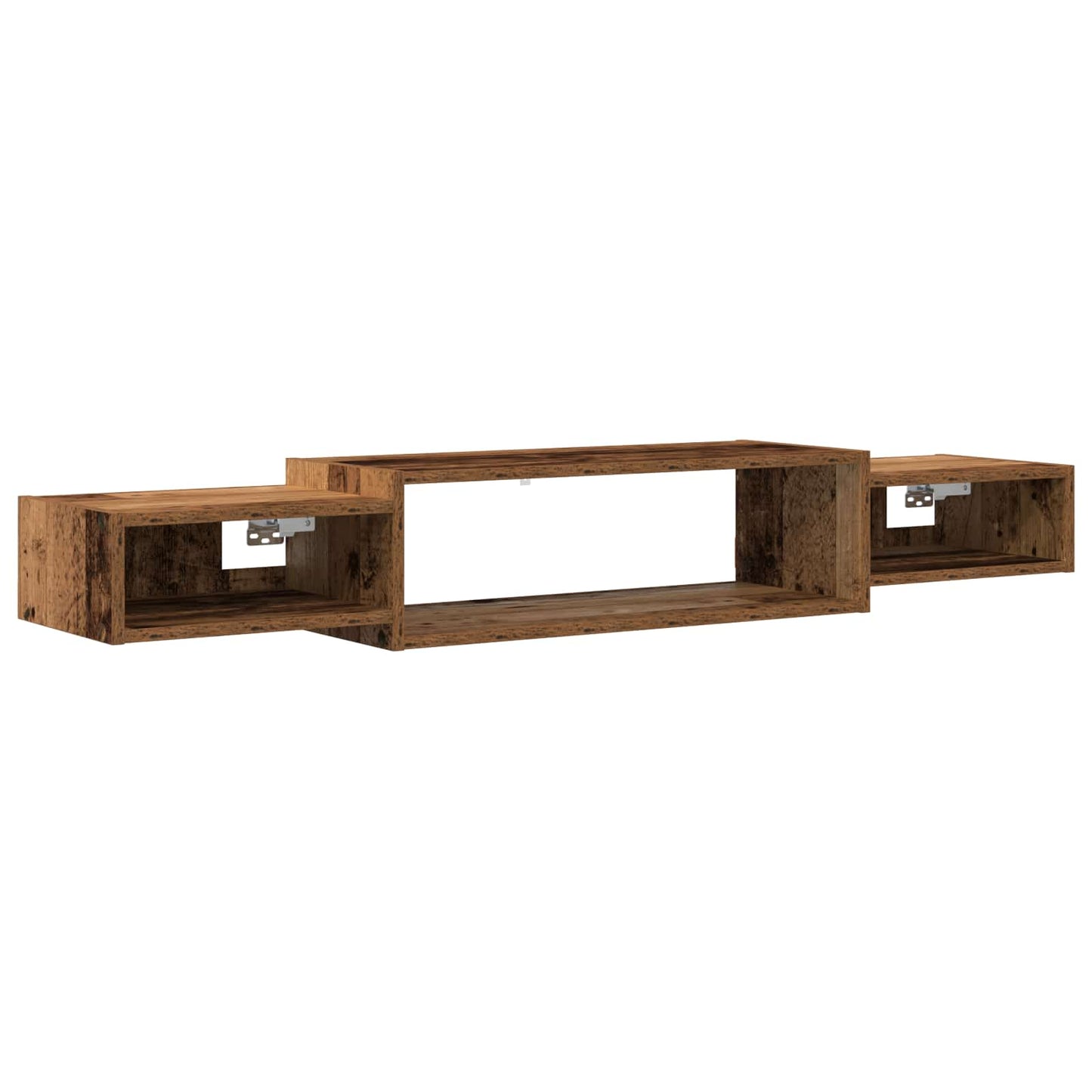 vidaXL Wall-mounted TV Cabinet Wall-Mounted Old Wood 140 x 28 x 21 cm