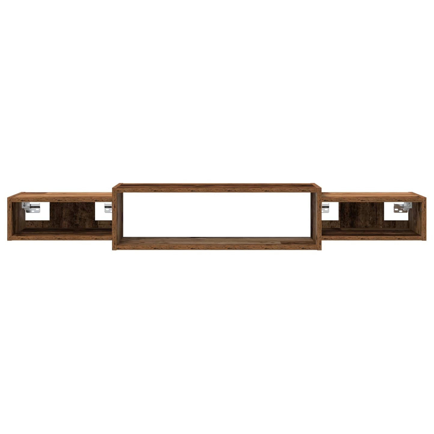 vidaXL Wall-mounted TV Cabinet Wall-Mounted Old Wood 140 x 28 x 21 cm
