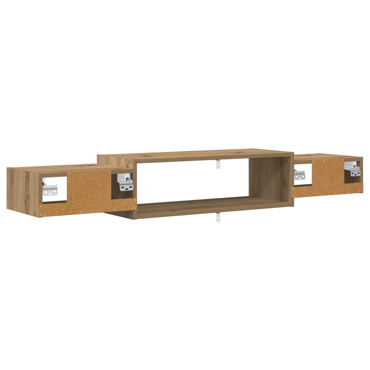 vidaXL Wall-mounted TV Cabinet Wall-Mounted Artisan Oak