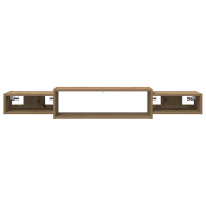 vidaXL Wall-mounted TV Cabinet Wall-Mounted Artisan Oak