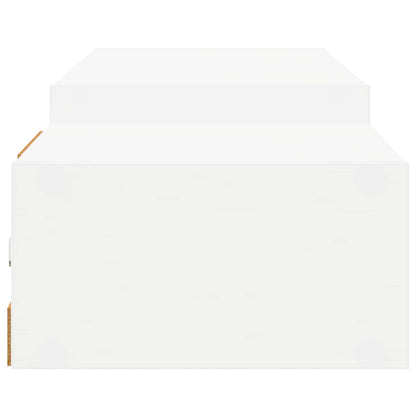 vidaXL Wall-mounted TV Cabinet Wall-Mounted White 180 x 28 x 21 cm