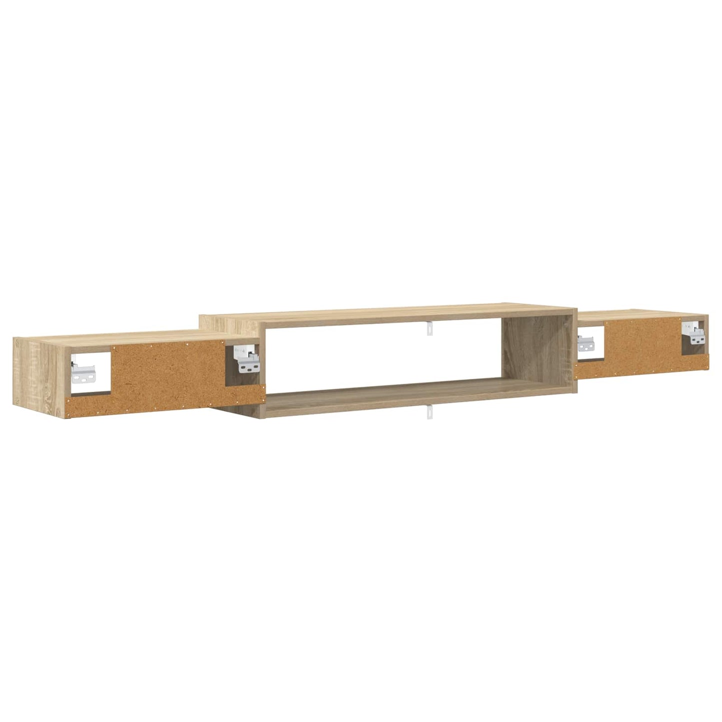 vidaXL Wall-mounted TV Cabinet Wall-Mounted Sonoma Oak