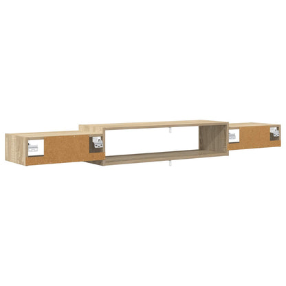 vidaXL Wall-mounted TV Cabinet Wall-Mounted Sonoma Oak