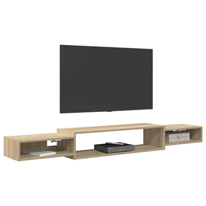 vidaXL Wall-mounted TV Cabinet Wall-Mounted Sonoma Oak